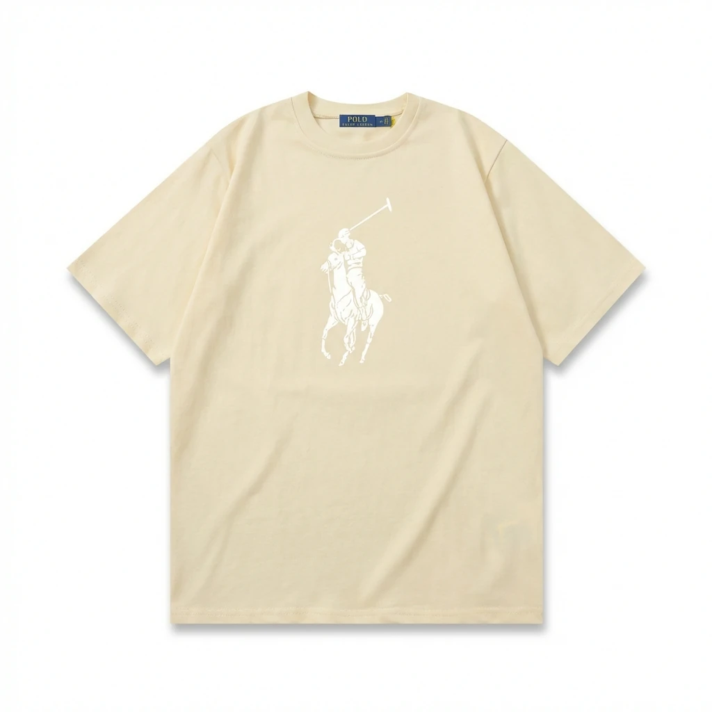 Ralph Lauren Polo simple beige T-shirt