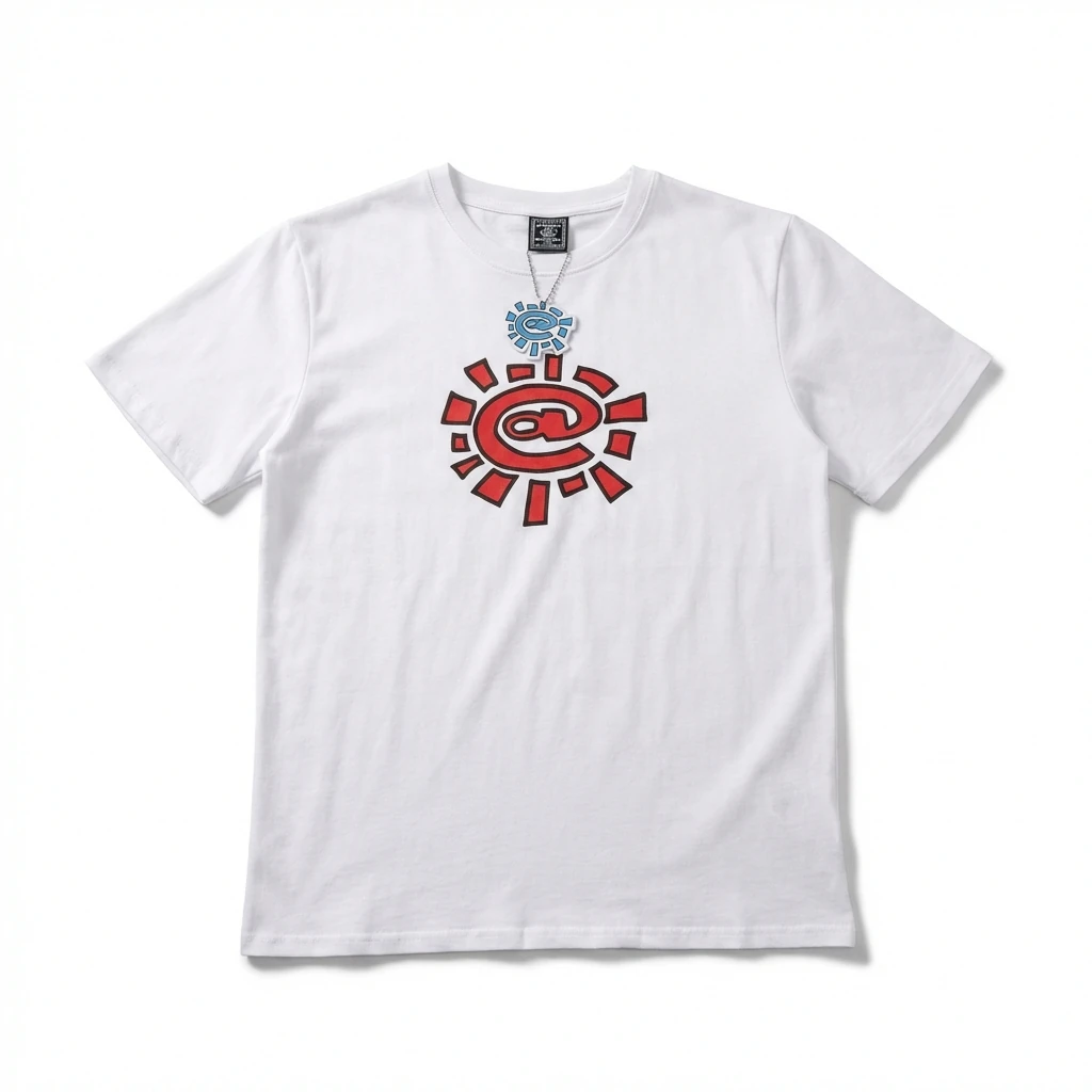ADWYSD Sun Print White T-shirt