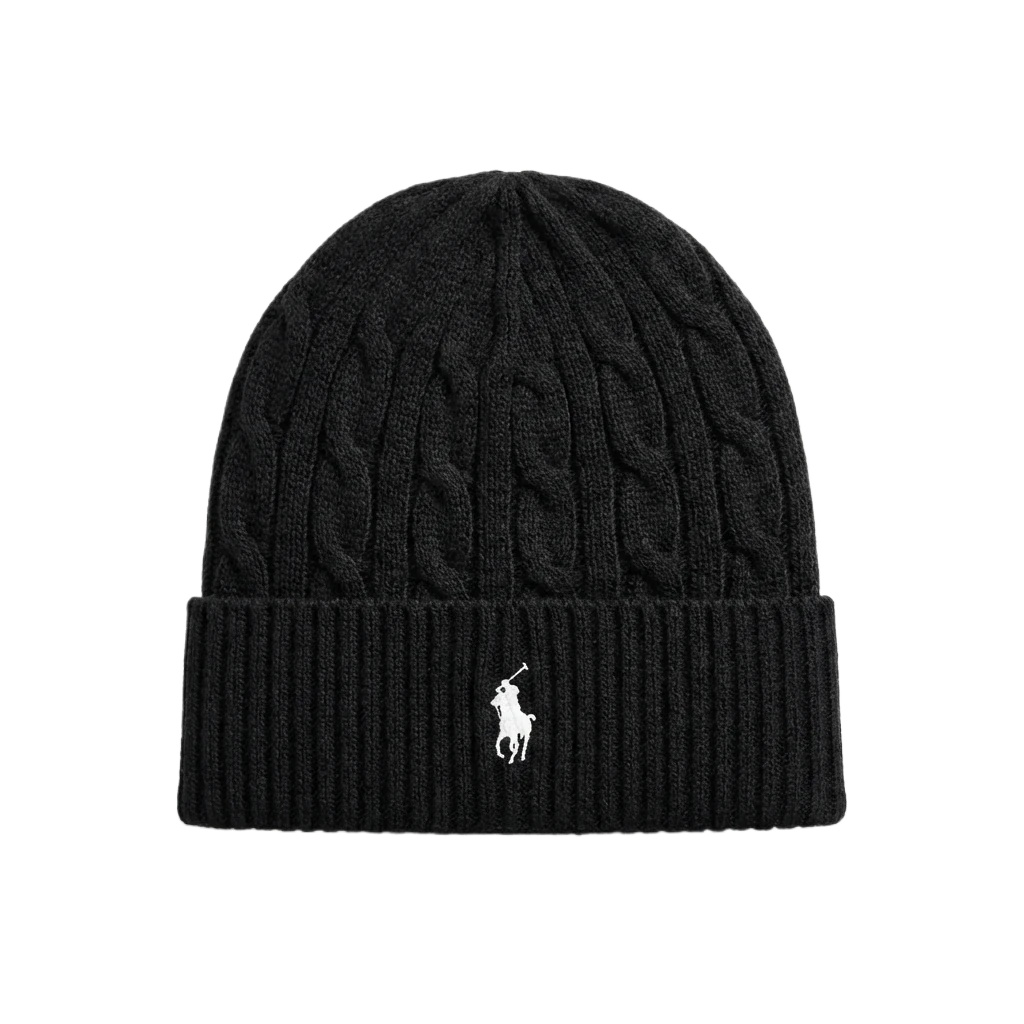 Ralph Lauren Polo Black Knitted Hat
