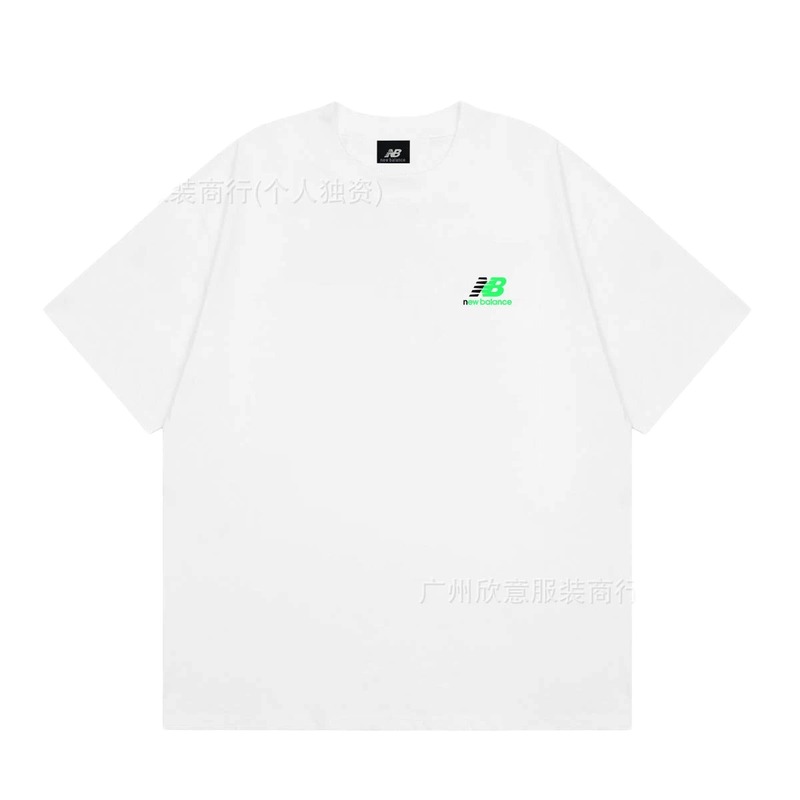 New Balance Casual Series Minimalist Style White T-Shirt