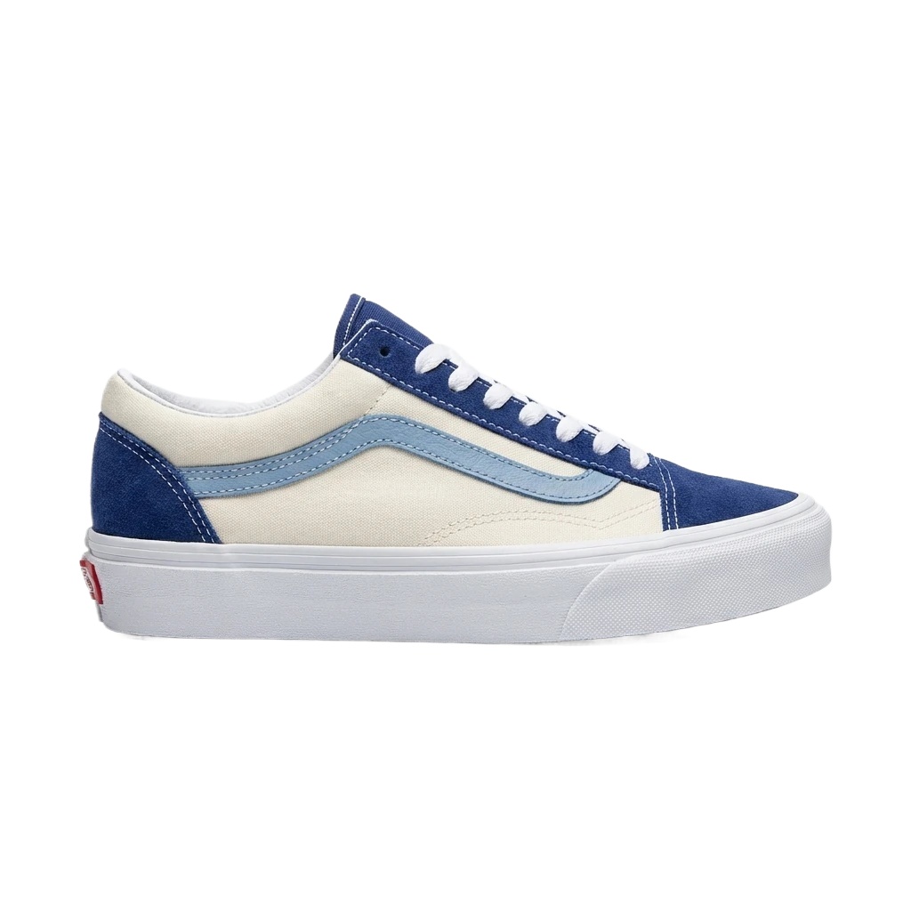 Classic Vans blue and white casual shoes