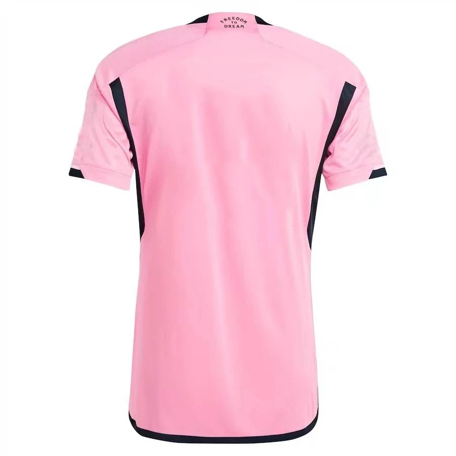 Inter Miami Logo Detail Messi #10 soccer jersey Pink Inter Miami with Relaxed Feel