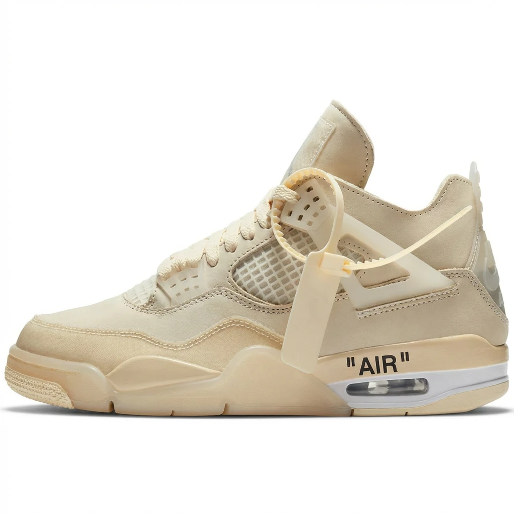 Jordan 4 Retro Style off-white shoes