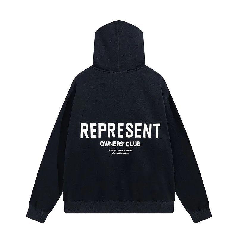 Represent Classic Owners Club hoodie Navy Large Represent for Daily Styling