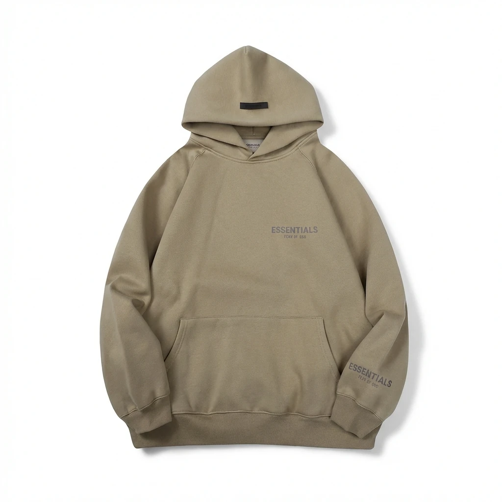 ESSENTIALS Basic Khaki Sweatshirt