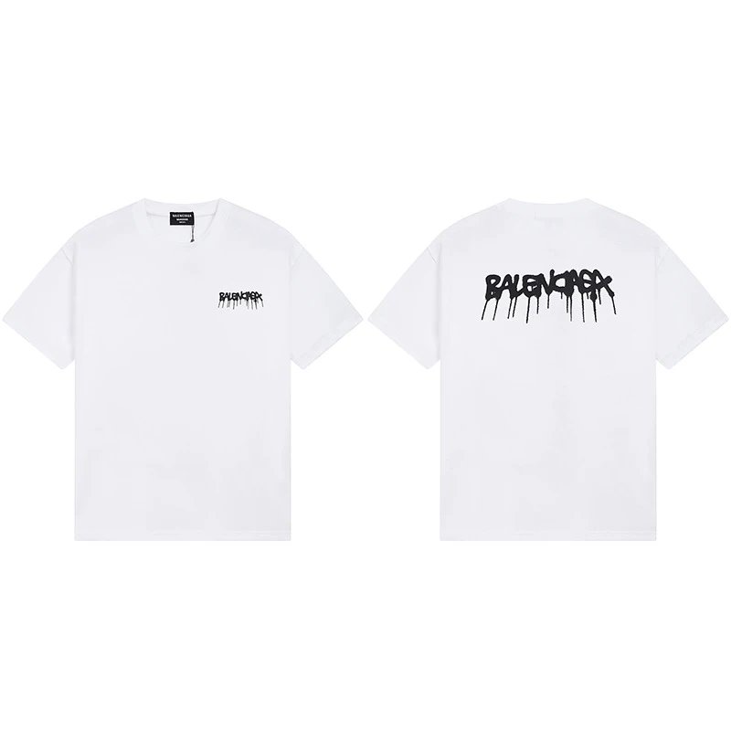 Balenciaga Graffiti Style White T-shirt