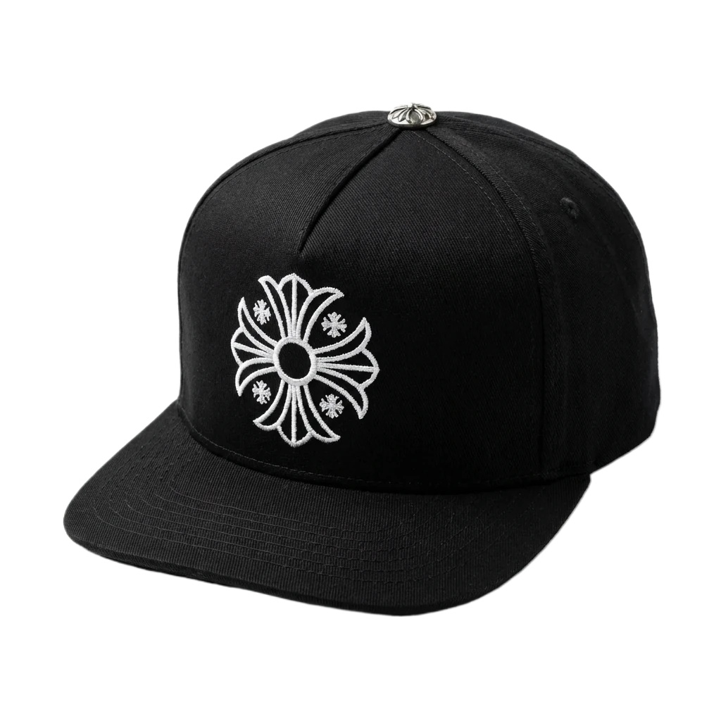 Chrome Hearts Cross Flower Retro Black Hat
