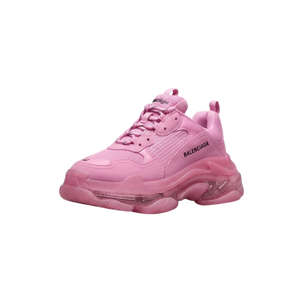 Balenciaga dad-style pink shoes