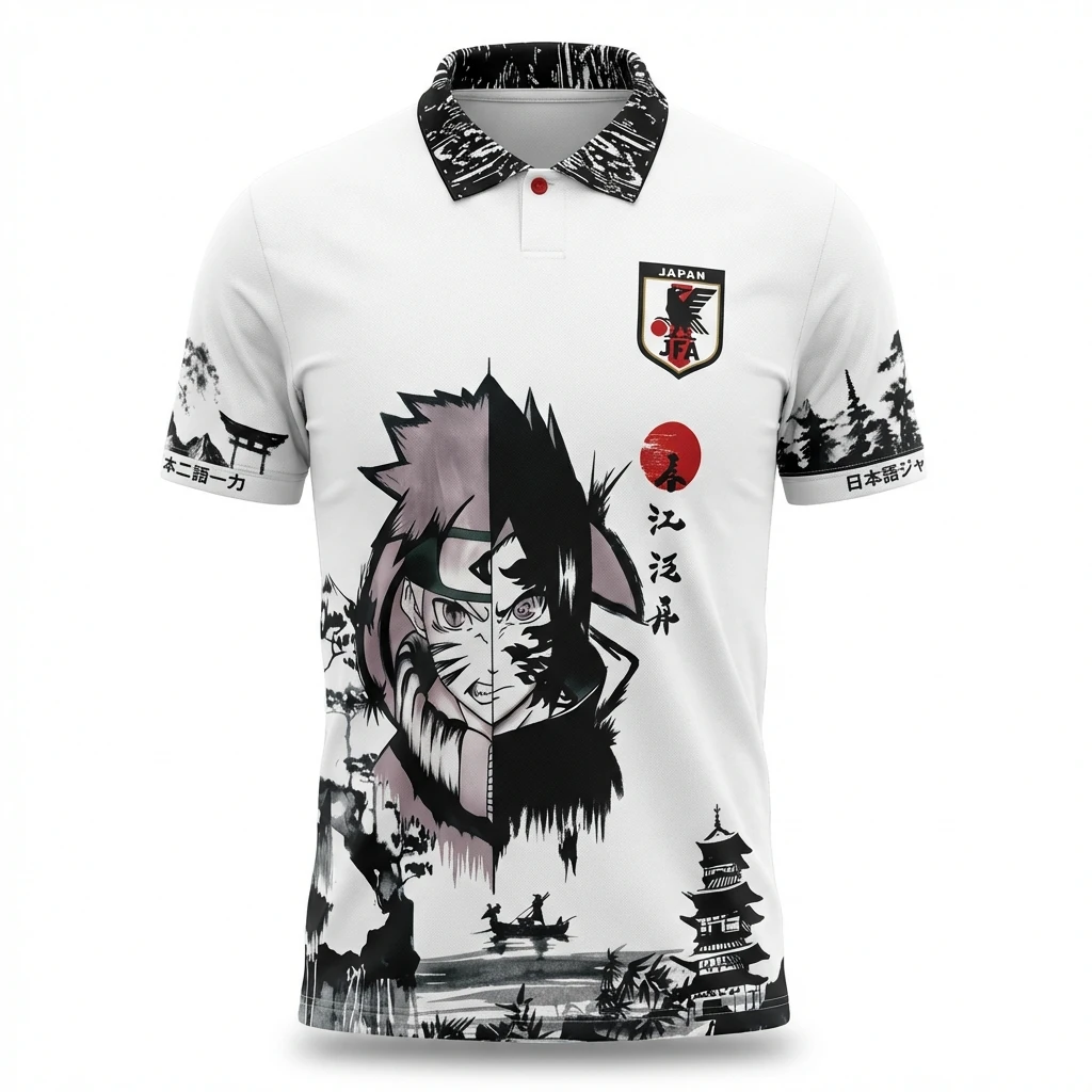 Tokyo Ghoul Wind Print White T-shirt