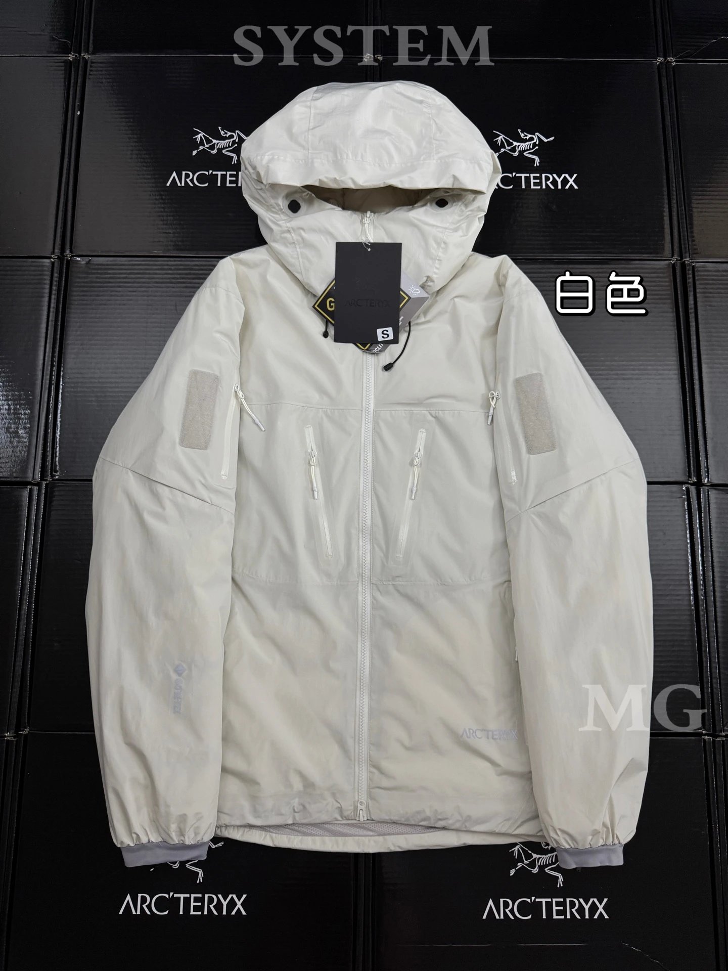 Arc’teryx SYSTEM Trendy Brand Style White Coat