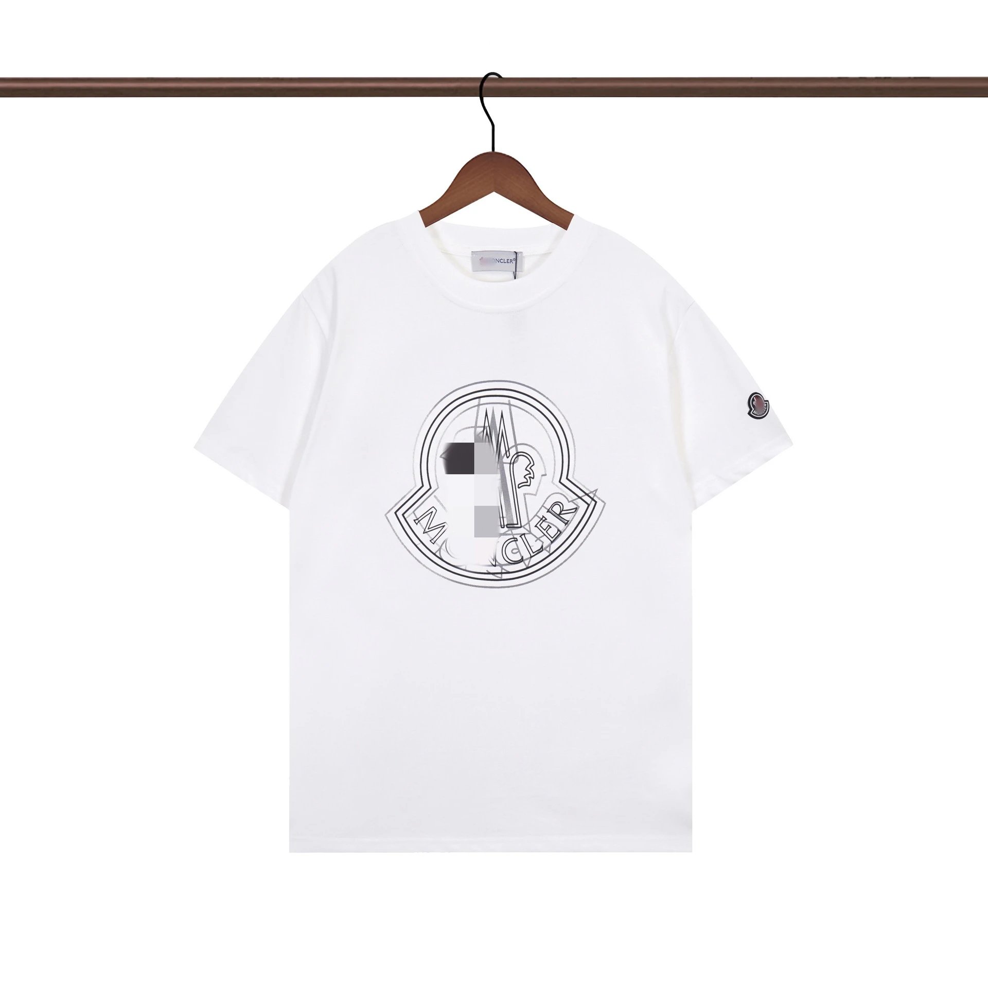Moncler Logo Collection Trendy Style White T-Shirt