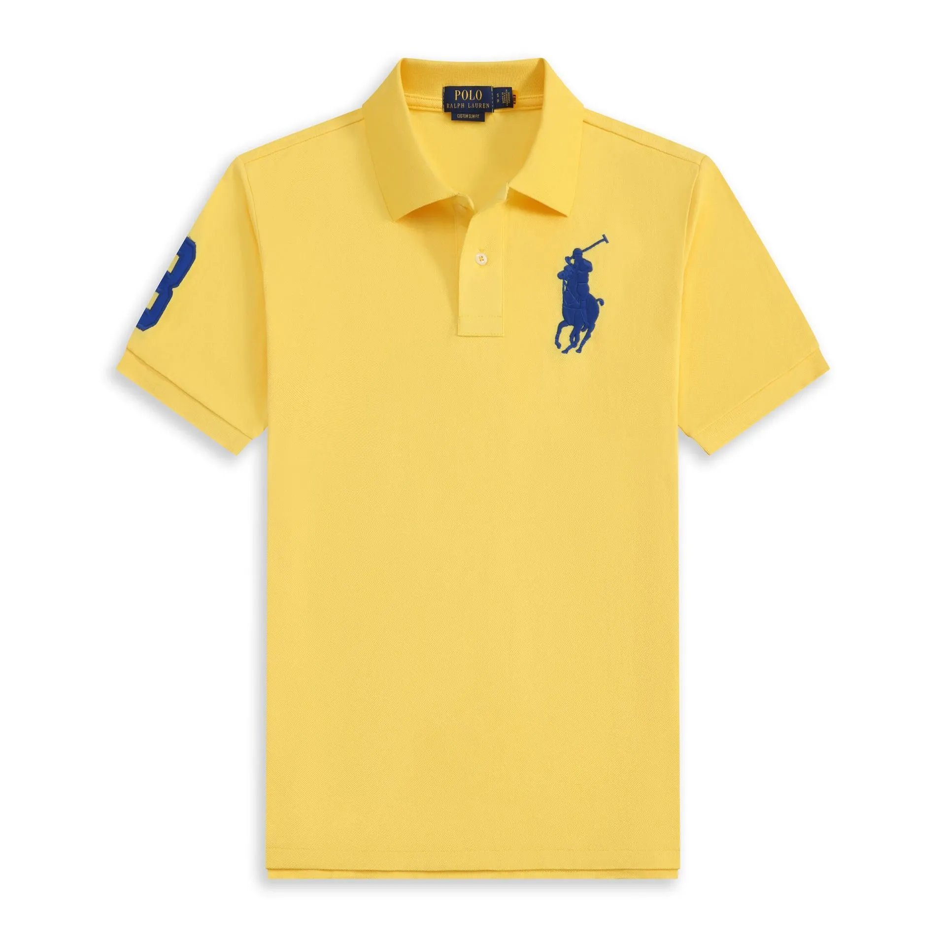 The classic yellow shirt of Ralph Lauren Polo.