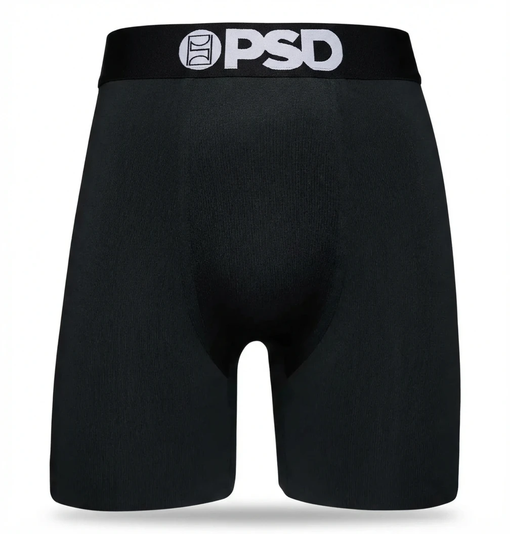 PSD Men's Simple Style Black Shorts