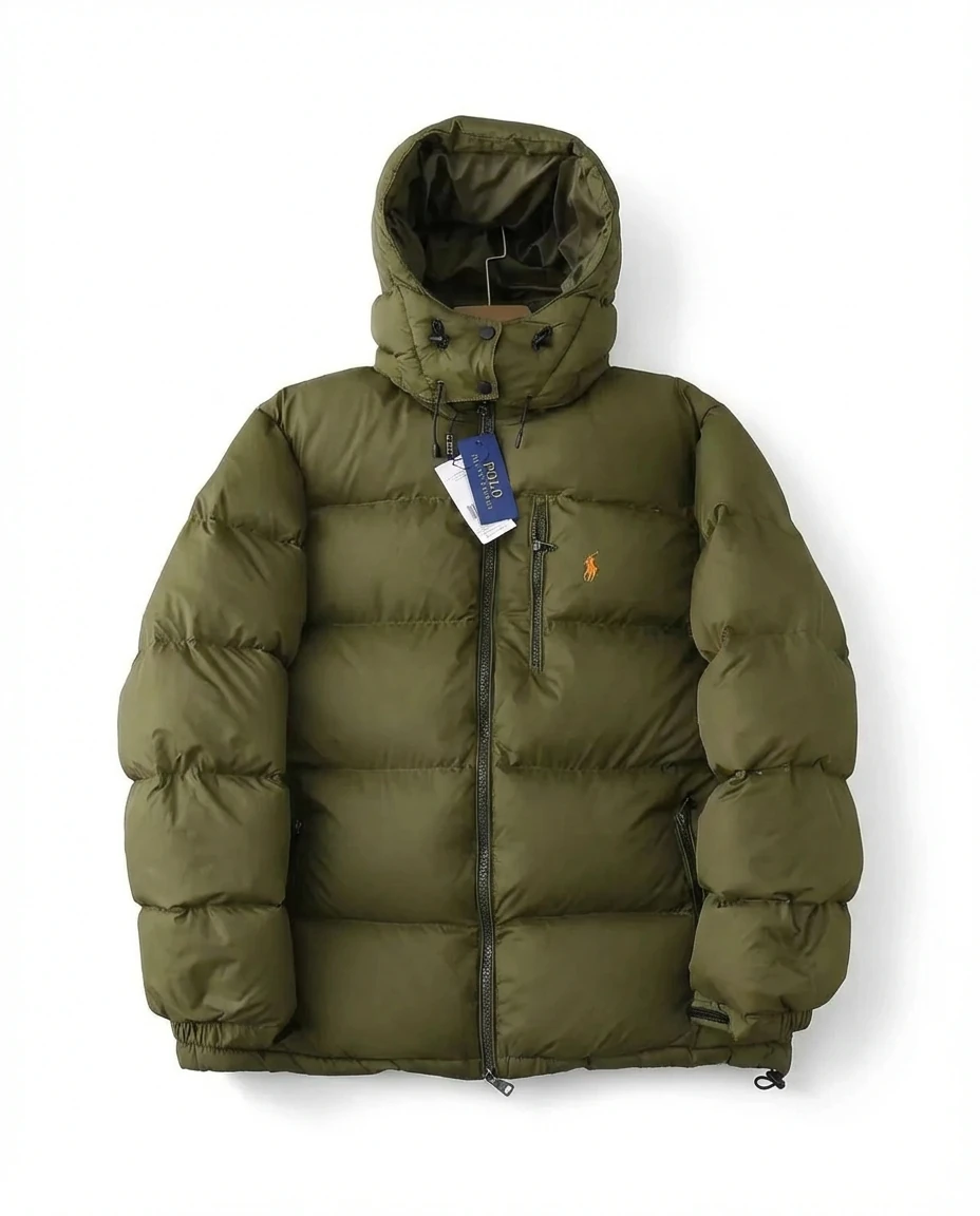 Ralph Lauren Polo Military Green Trendy Down Jacket