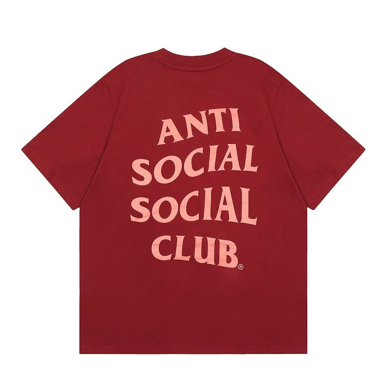 Anti Social Social Club Travel Logo T-shirt Black Orange Anti with Modern Look
