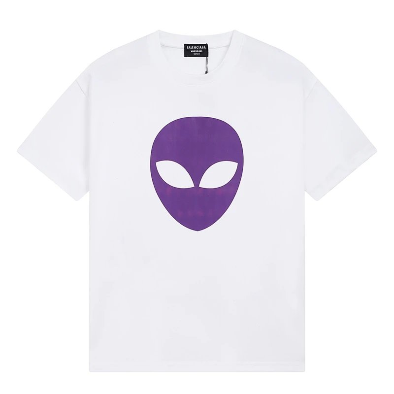 Balenciaga Alien Print White T-shirt