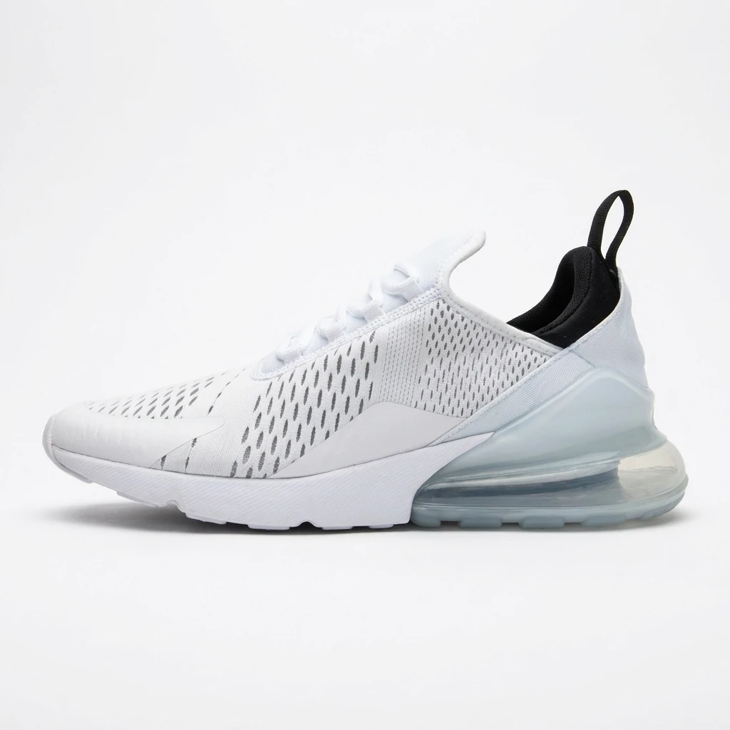 Nike Air retro-style white shoes