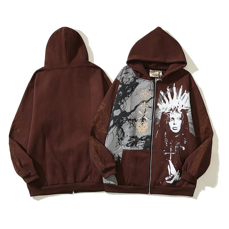 Mastermind Style W11 Zip Hoodie Training Look Skull