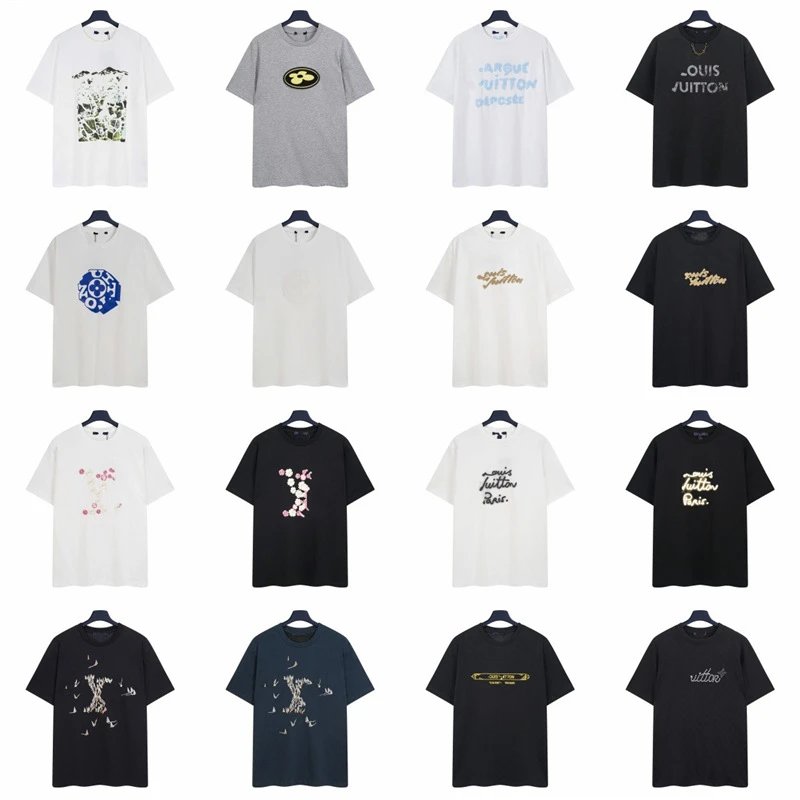 Louis Vuitton Printed Trendy Multi-color Short-sleeve T-shirt