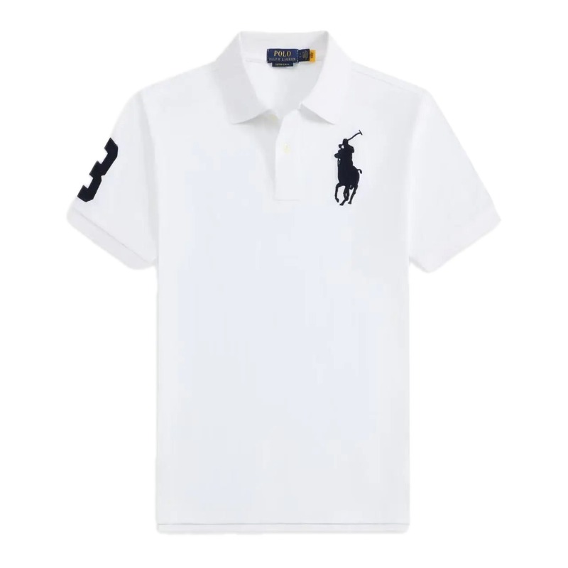 Ralph Lauren Polo White Minimalist Style T-shirt