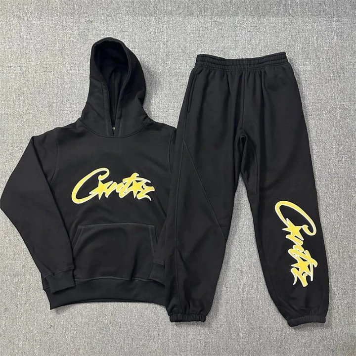 Stussy Black Tracksuit Set Bold Graphic Logo