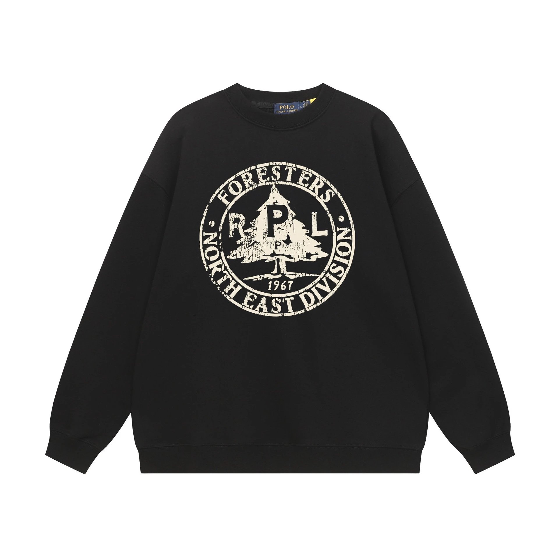Ralph Lauren vintage-style black sweatshirt
