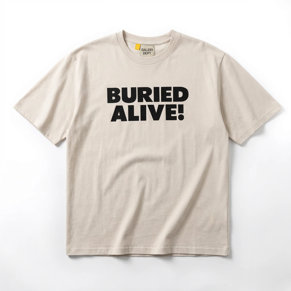 Gallery Dept. Alphabet Style Beige T-shirt