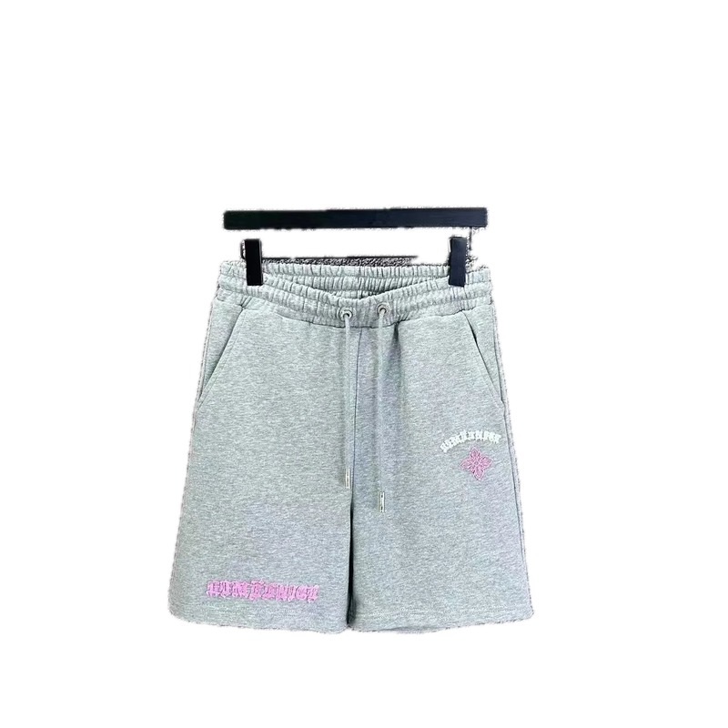 Chrome Hearts Embroidered Casual Style Grey Shorts
