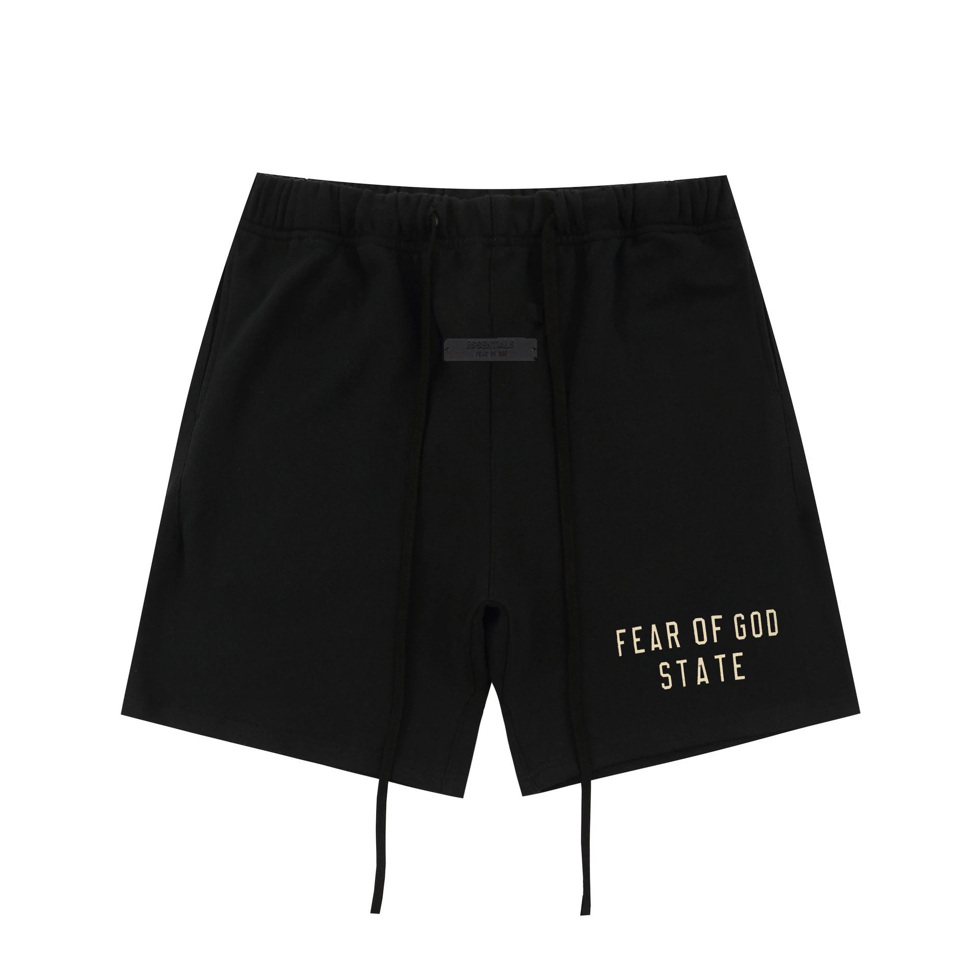 ESSENTIALS minimalist style black shorts