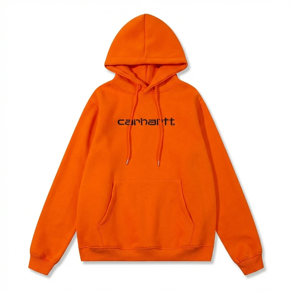 Carhartt orange minimalist style sweatshirt