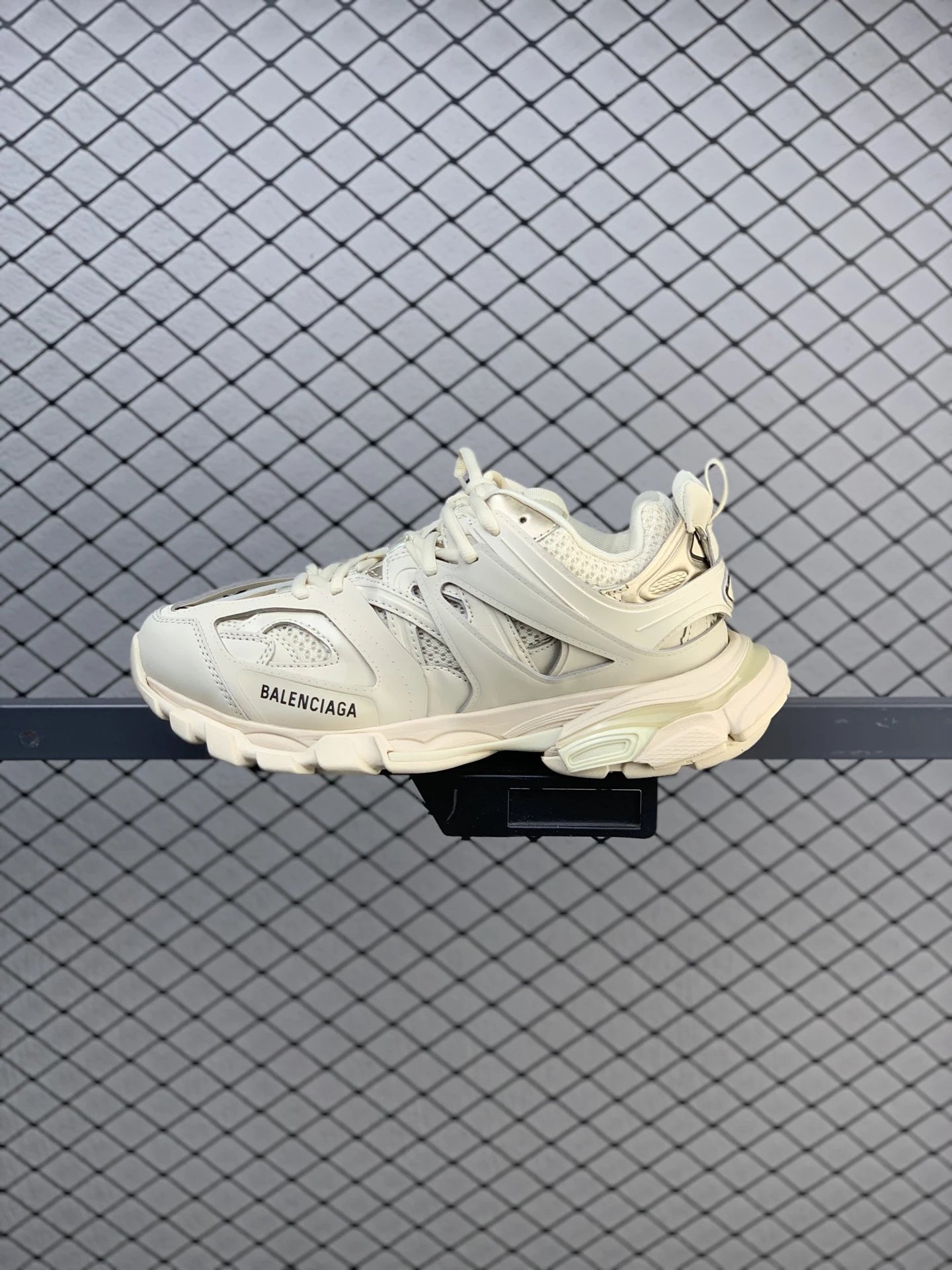 Balenciaga Chunky Runners, Technical Side Panels in Cream