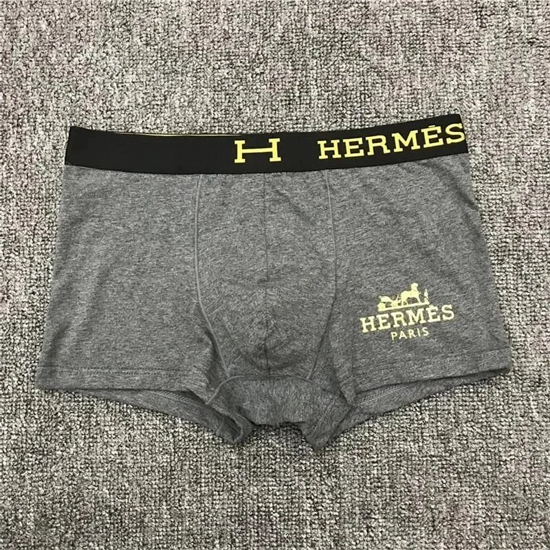 Hermes Streetwear Logo boxer briefs Black Boxer Briefs with Logo Accent