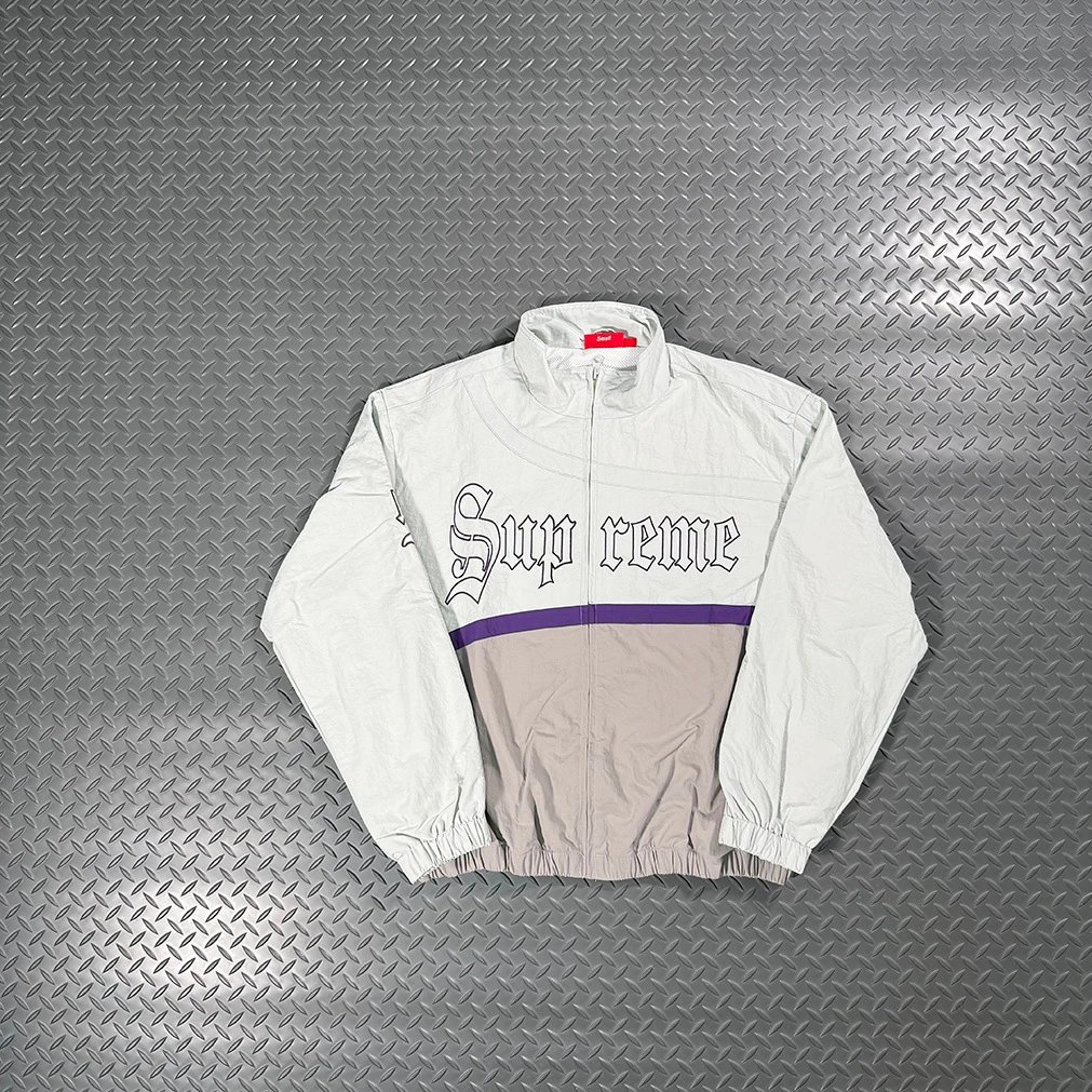 White Tan Snoop Graphic Pullover Jacket