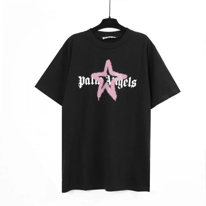 Palm Angels Easy Match Logo T-shirt White Palm Tree for Leisure Wear
