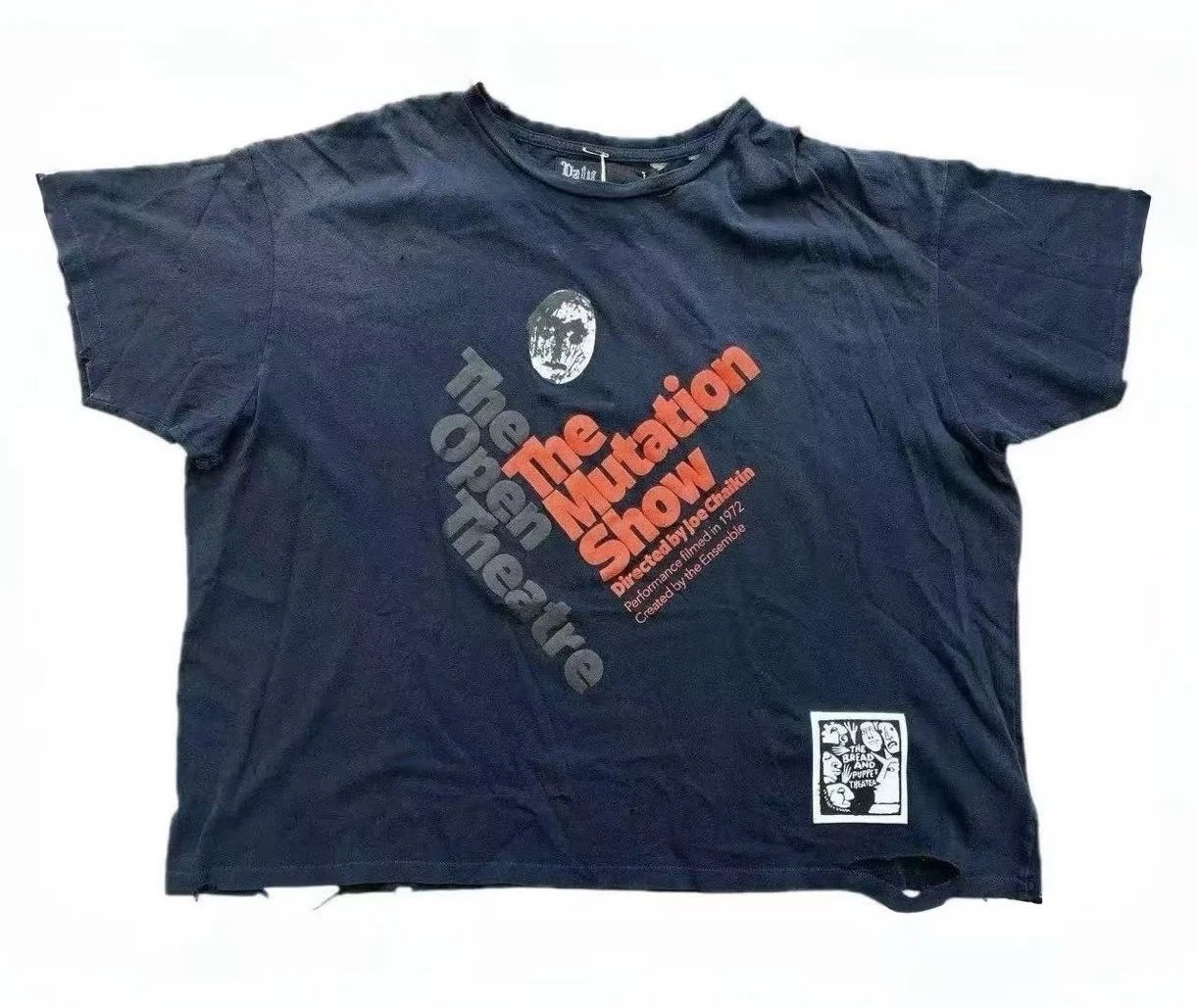 Paly Hollywood Printed Vintage Black T-shirt
