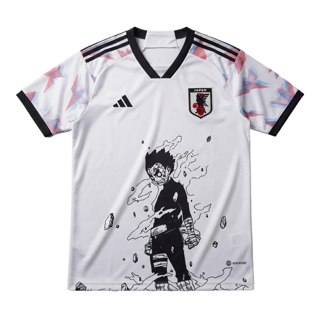 Tokyo Ghoul black-and-white anime-style T-shirt