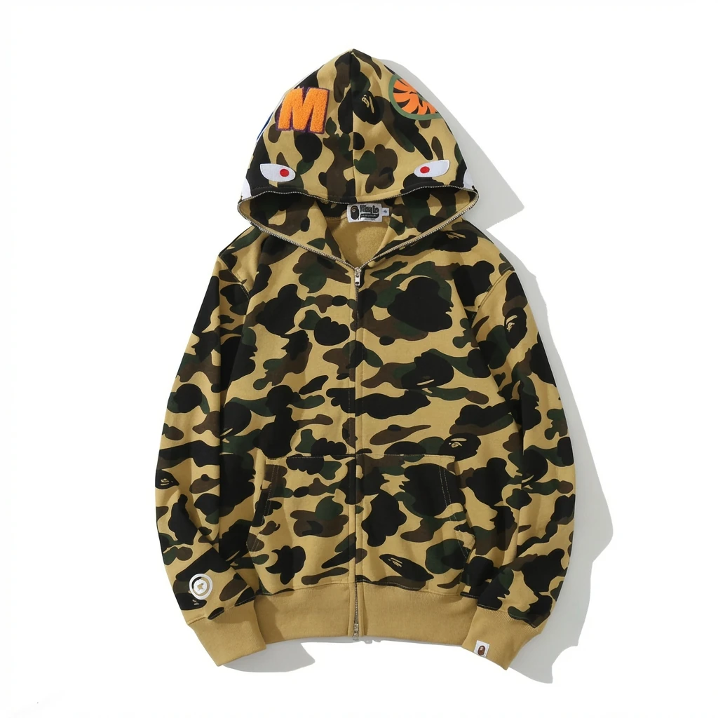 Bape camouflage style hoodie