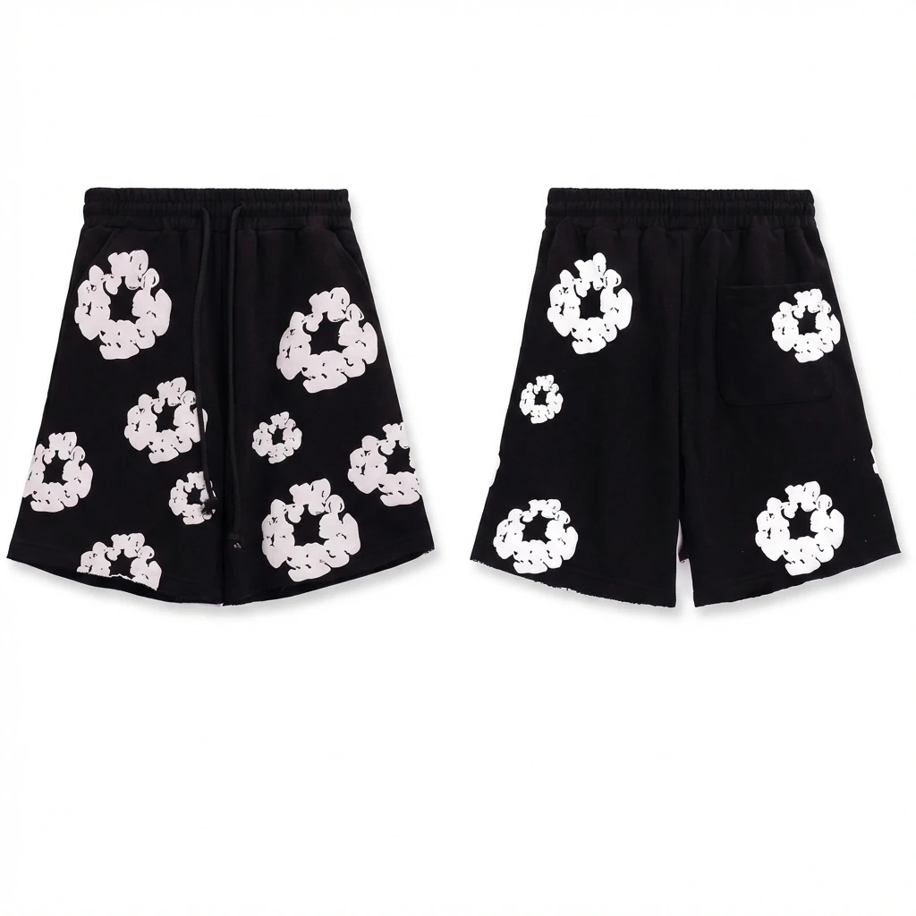 Denim Tears Printed Trendy and Cool Shorts