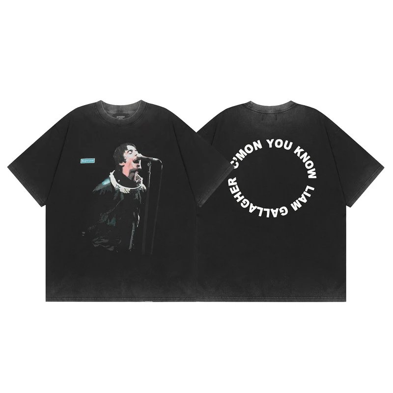 Represent Character Print Vintage Black T-Shirt