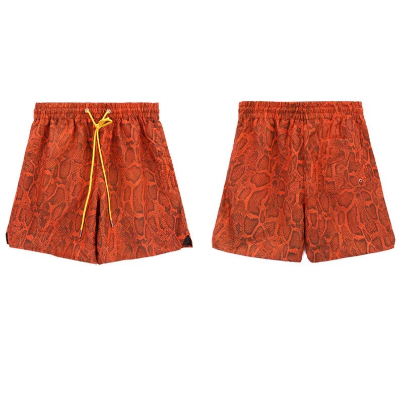 RHUDE Snake Pattern Retro Shorts