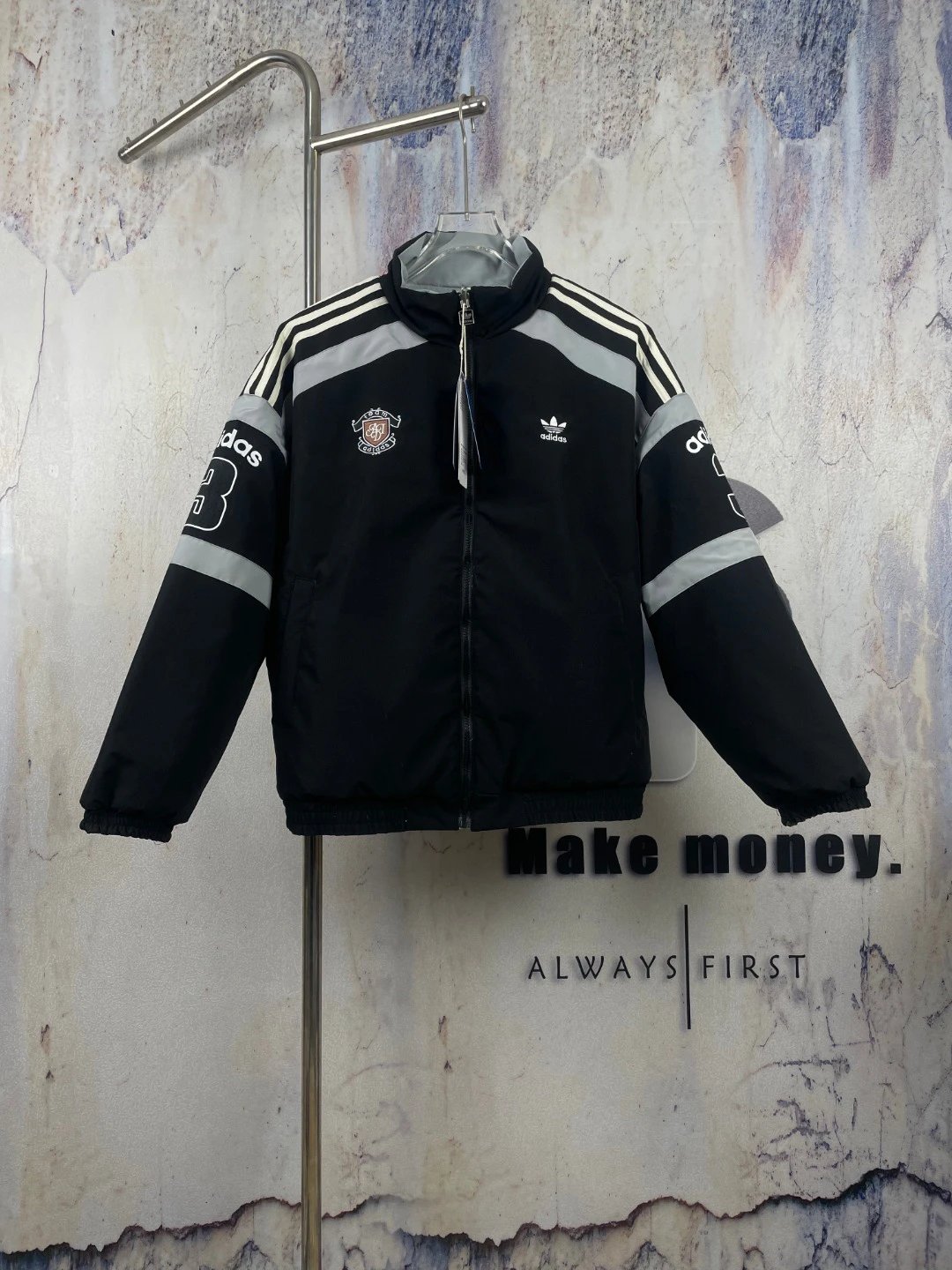Adidas Motorsport Jacket - Striped Shoulders Style Edit