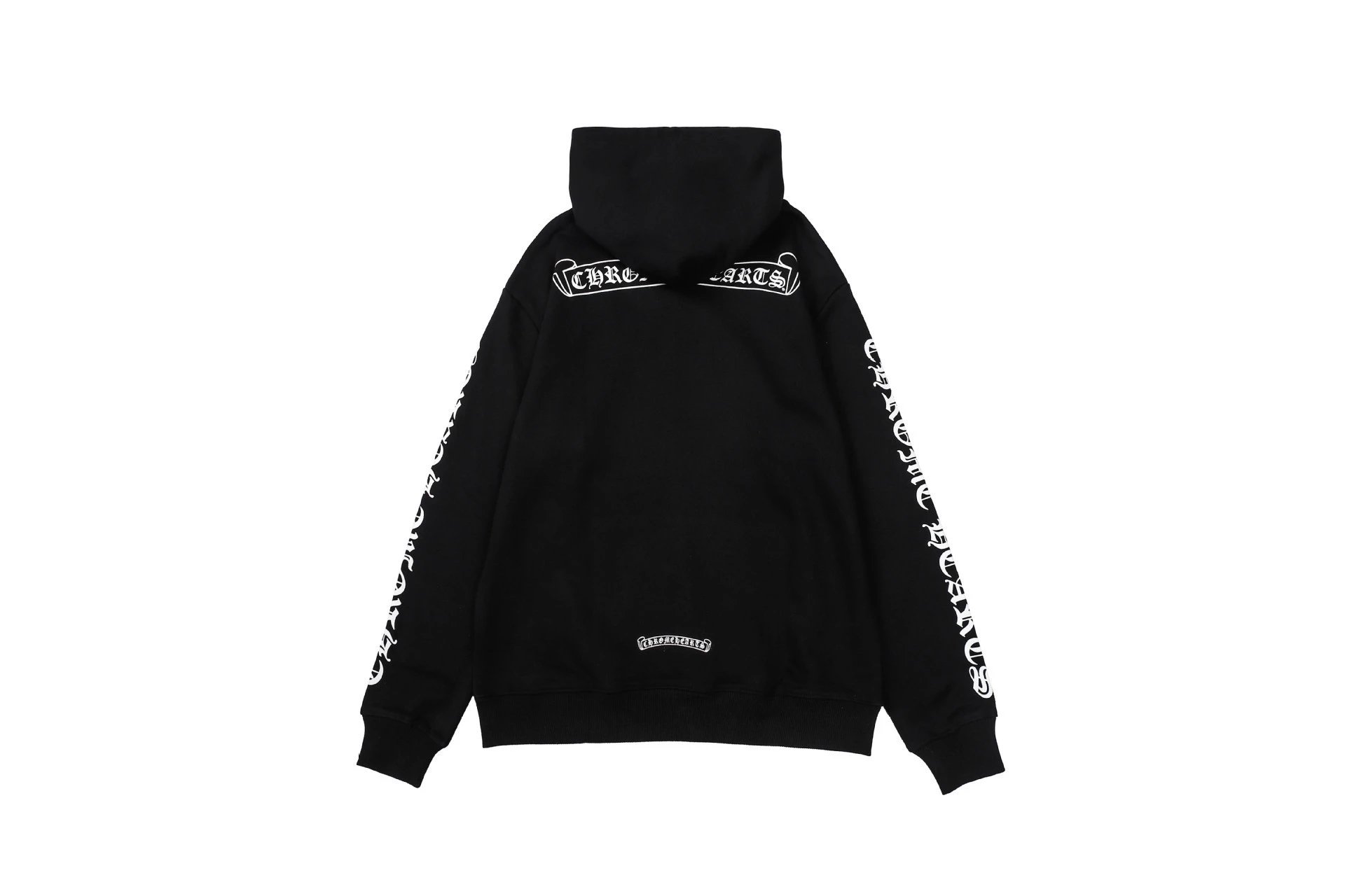 Chrome Hearts 2088-96 Black Cross Graphic Hoodie Airport Outfit
