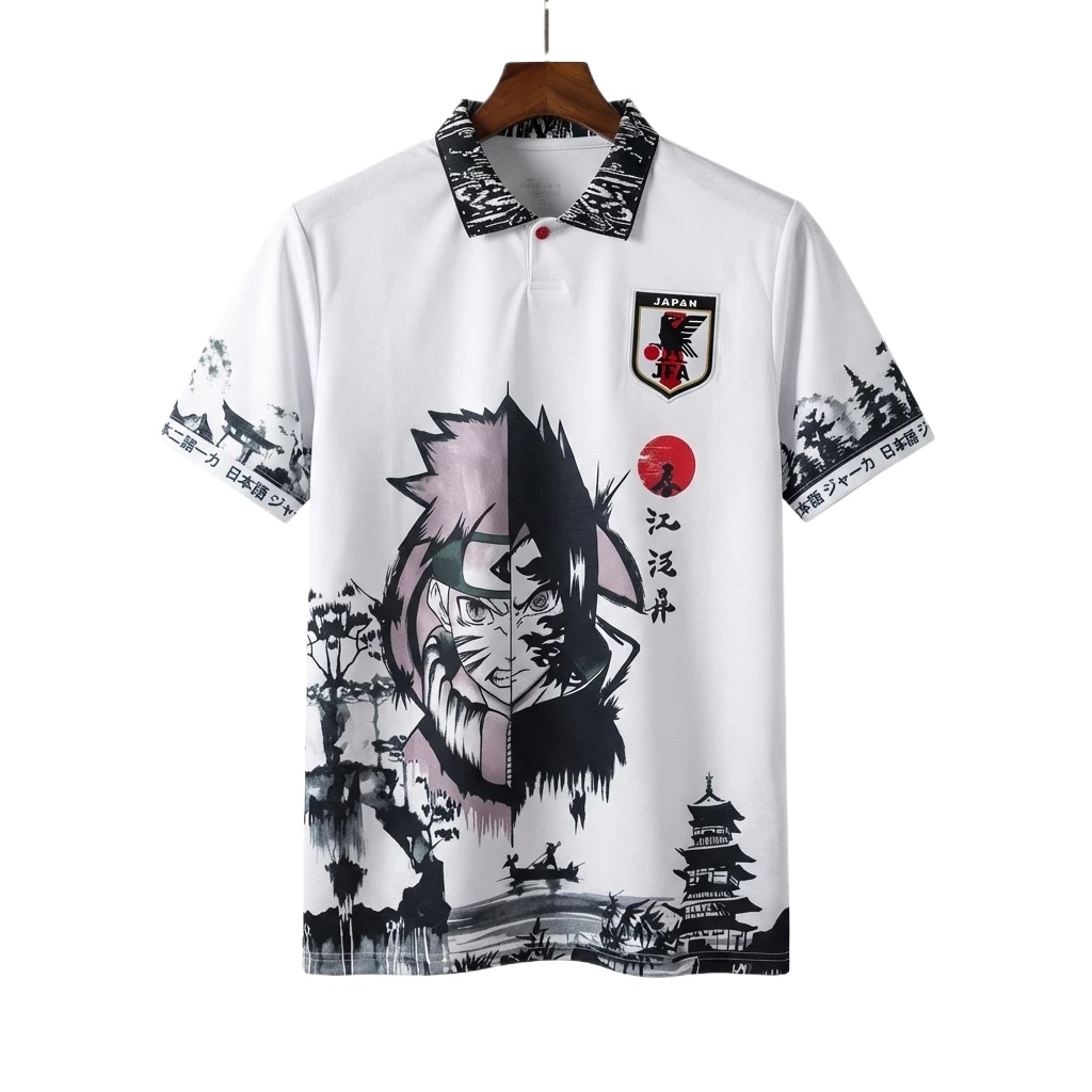 Tokyo Ghoul Wind Print White Short-sleeve