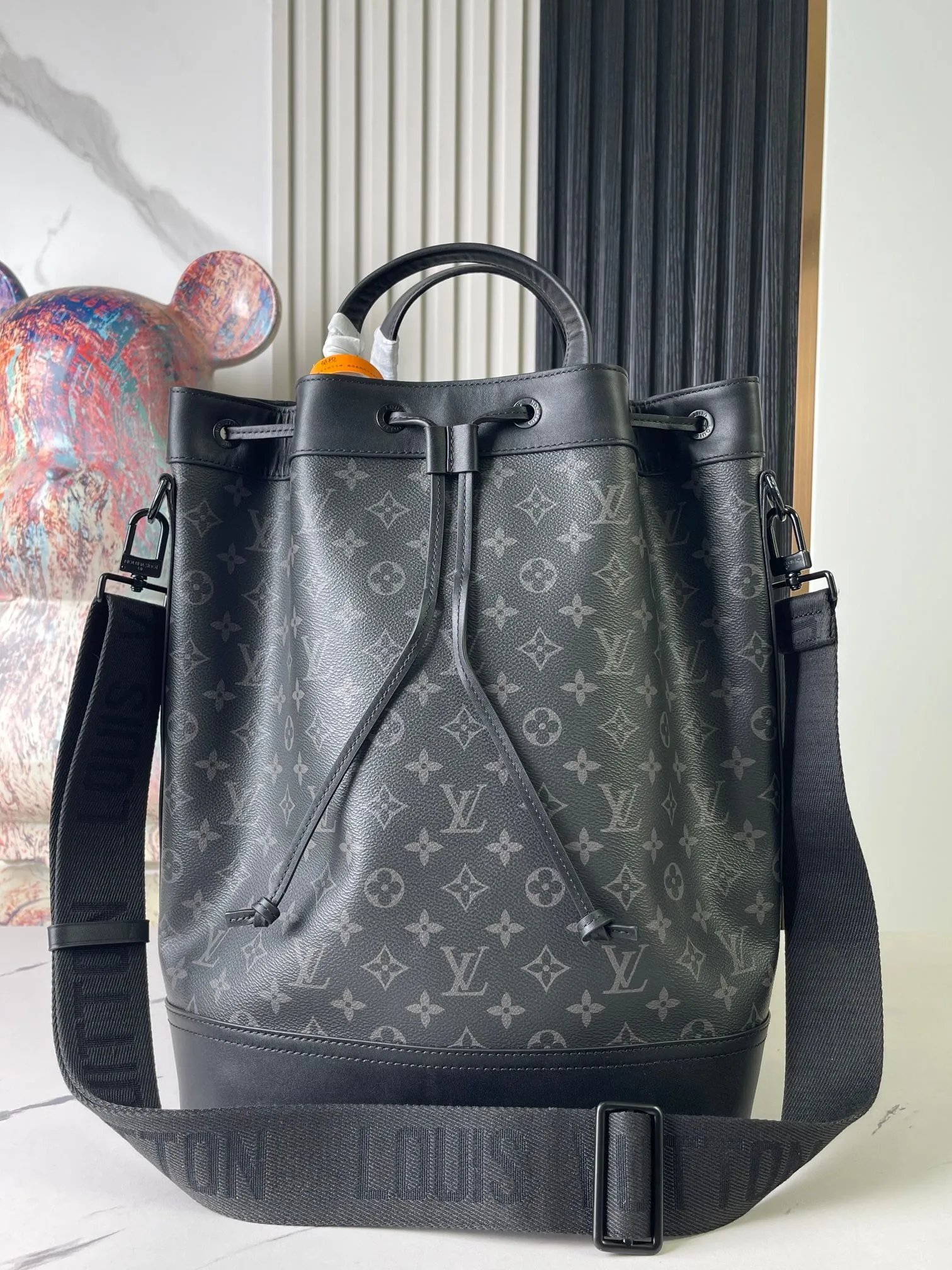 Tote Bag by Louis Vuitton with Black Monogram Tote