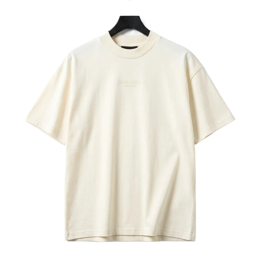 ESSENTIALS minimalist style off-white T-shirt