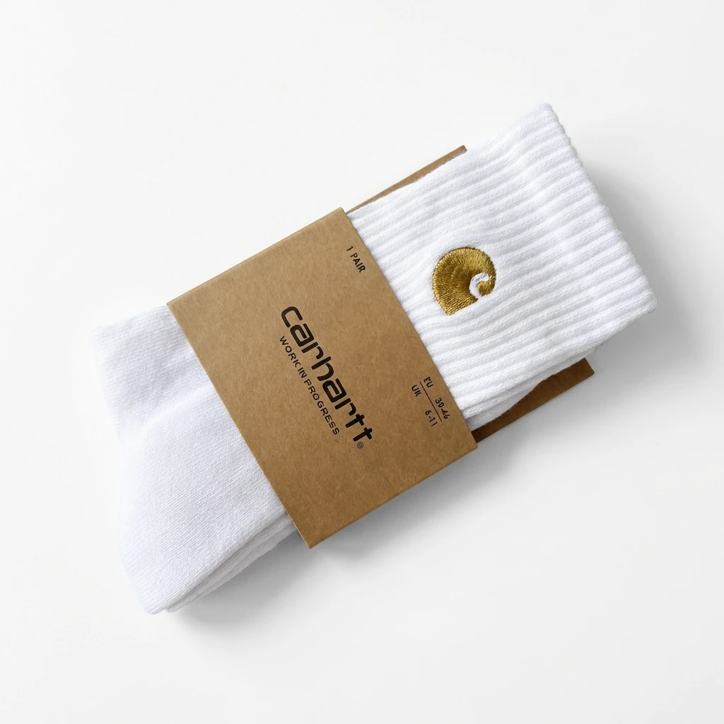 Carhartt Classic Retro White Socks