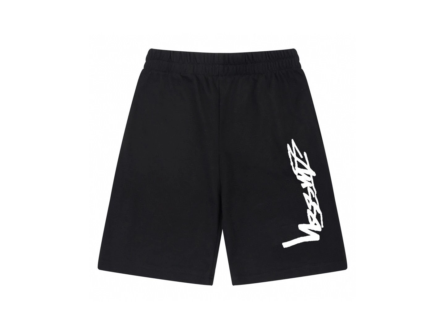 Stussy street-style black shorts