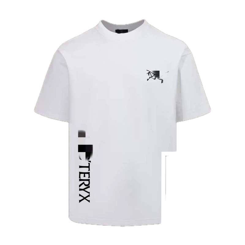 Arc'teryx Printed Outdoor Style White T-Shirt
