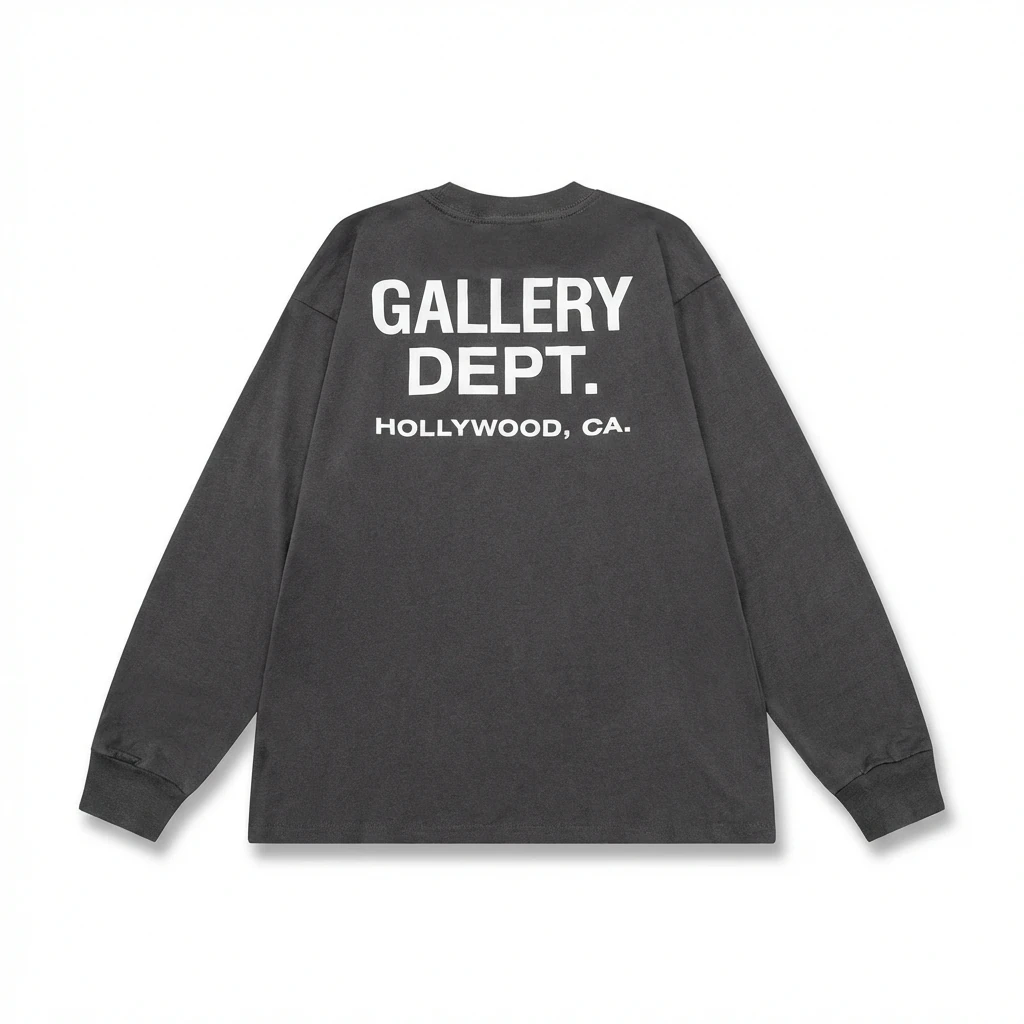 Gallery Dept. simple style black long-sleeve