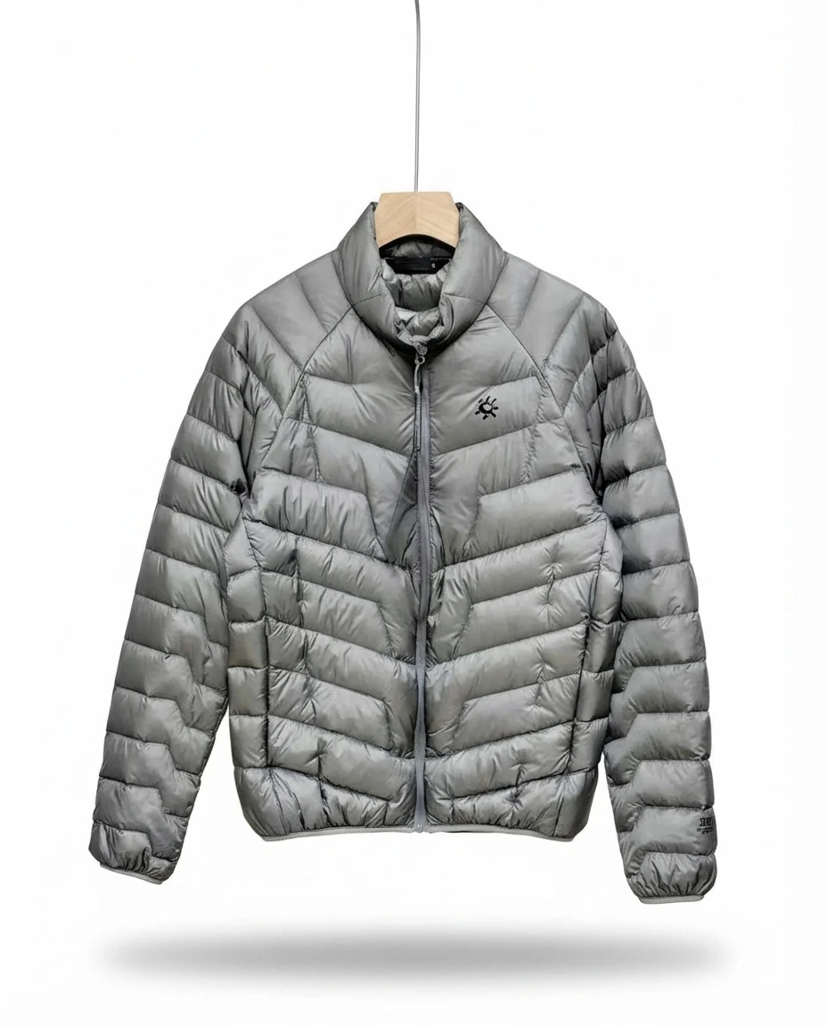 KAILAS Outdoor Style Silver Gray Down Jacket